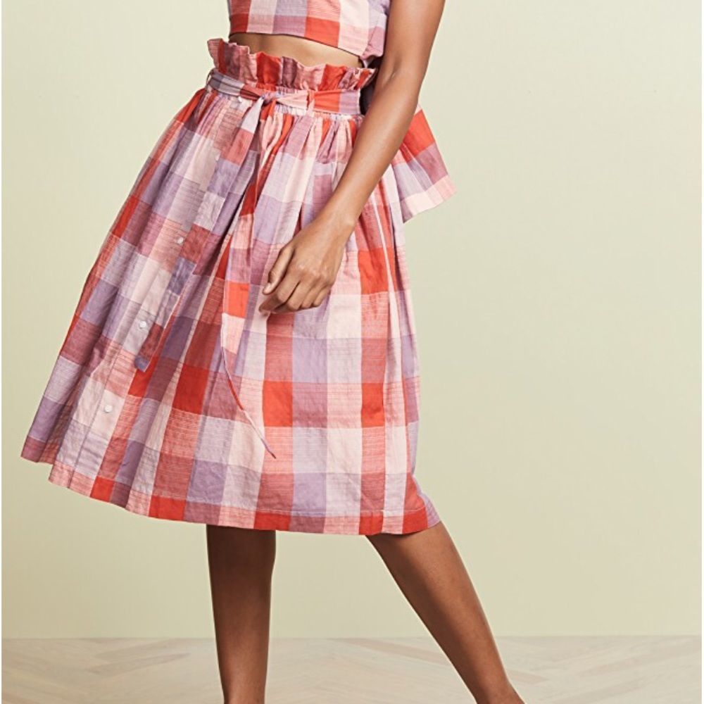 ❌SOLD❌English Factory checkered skirt